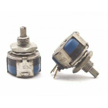 POTENTIOMETER SFER 2K OHM 20% LOG W/O ON/OFF A NOS 1PC. CA304U2F290617