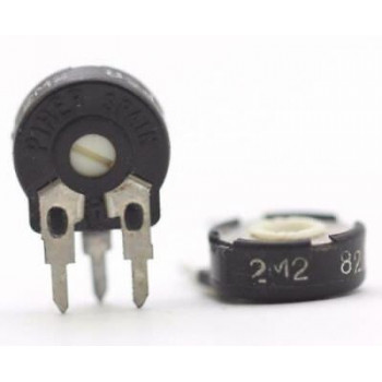 TRIMMERS PIHER 2,2M OHM 10MM HORIZONTAL PT10H NOS 2PC. CA250U41F240417