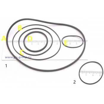 VIDEO SPARE PARTS PULLEY STRAP JPV 09 NOS (NEW OLD STOCK) 1PC. CA359CU1F140717