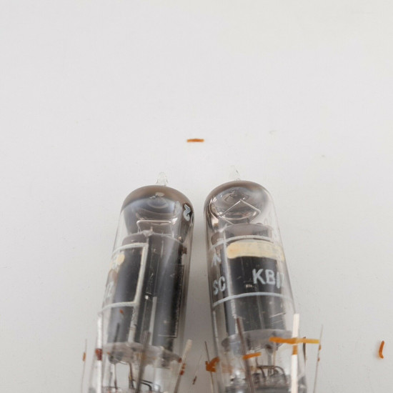 2 X CV2021 / U78 MARCONI-OSRAM TUBE. BLACK PLATES. SQUARE GETTER NOS/NIB CY  ENA