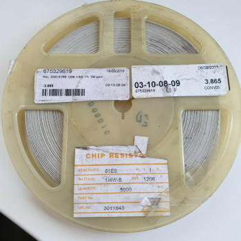 10 x 61.9R 1/4W 1% 100PPM SMD RESISTOR. (R377) CA394U3800F260721