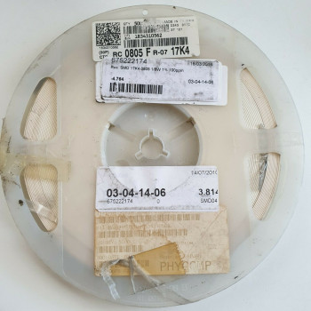 10 x 17.4K 1/8W  1% 100PPM SMD PHYCOMP RESISTOR. (R378) CA394U4700F260721