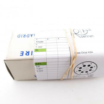 1 X L63 / 6J5G HALTRON. MARCONI PRODUCTION. FLAT BLACK PLATE. CD  ENA 2