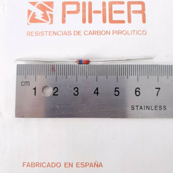 2 X 1/4W 560R 2% 1970S VINTAGE PIHER RESISTOR. NOS. C1804U1500F260121