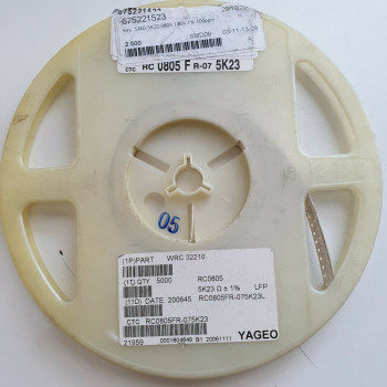 10 x 5.23K 1/8W 1% 100PPM SMD YAGEO RESISTOR. (R387) CA394U300F260721