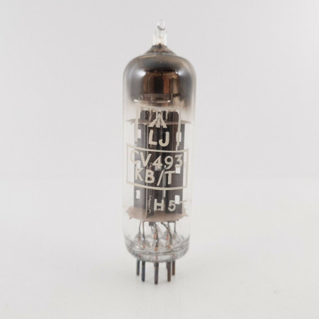 1 X 6X4 / CV493 MULLARD TUBE. BLACK PLATES. 1950s PROD. NOS/NIB. CY  ENA