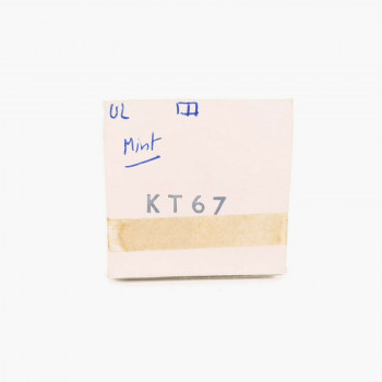 1 X KT67 TUBE. GEC BRAND. DUAL GETTER. BLACK PLATES. BRITISH MADE. CI  ENA