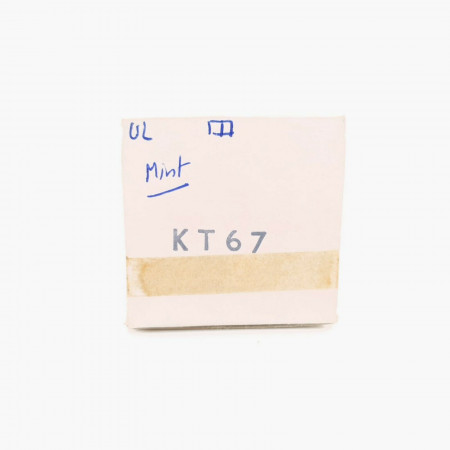 1 X KT67 TUBE. GEC BRAND. DUAL GETTER. BLACK PLATES. BRITISH MADE. CI  ENA