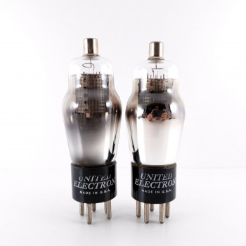 2 X 309A UNITED TUBE. MESH PLATE. 1960s PRODUCTION. NOS. AH  ENA 2