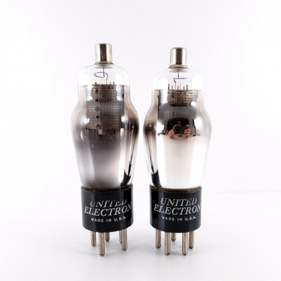 2 X 309A UNITED TUBE. MESH PLATE. 1960s PRODUCTION. NOS. AH  ENA