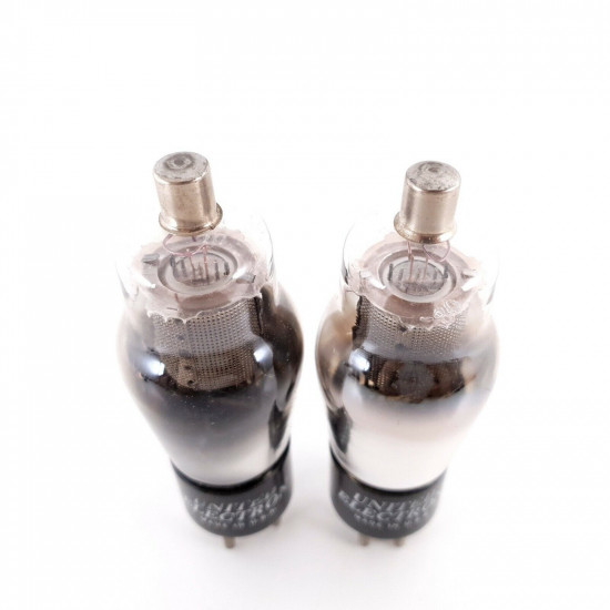 2 X 309A UNITED TUBE. MESH PLATE. 1960s PRODUCTION. NOS. AH  ENA