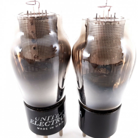 2 X 309A UNITED TUBE. MESH PLATE. 1960s PRODUCTION. NOS. AH  ENA