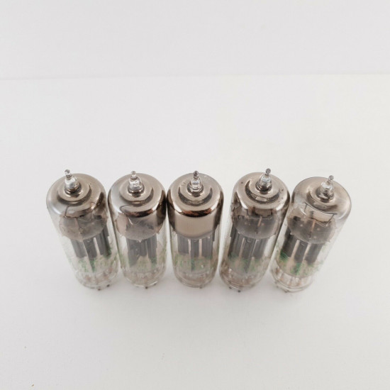 5 X JHS 6X4W SYLVANIA TUBE. BLACK PLATES. SQUARE-G.1960s PROD. NOS/NIB. CY  ENA
