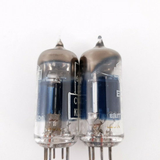 2 X EC91 / 6AQ4 MULLARD TUBE. 1950s PRODUCTION. 2. CH46