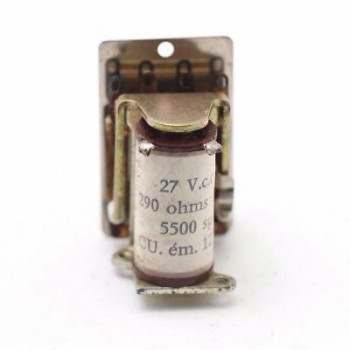 DOUBLE RELAY 290 OHM 27V 5% 55005P NOS (NEW OLD STOCK) 1PC. CA311U1F040717