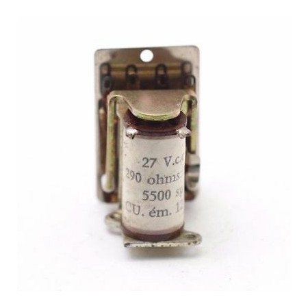 DOUBLE RELAY 290 OHM 27V 5% 55005P NOS (NEW OLD STOCK) 1PC. CA311U1F040717