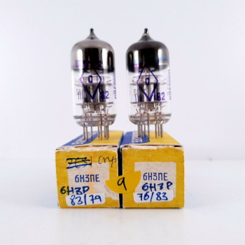 2 X 6N3P / 6Н3П NOVOSIBIRSK TUBE. MATCHED PAIR. 9. CH32