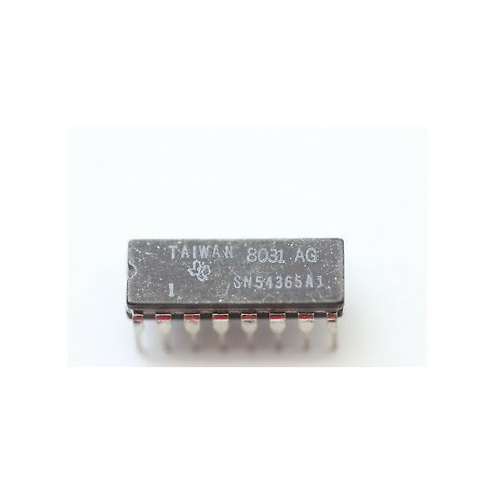 SN54365AJ TEXAS INST. INTEGRATED CIRCUIT NOS New Old Stock 1PC C35U15F260918