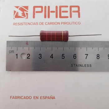 1 X 2W 2,2K 5% 1970s VINTAGE PIHER RESISTOR .NOS RESISTOR. C1792U9F260821