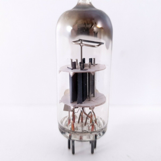 2 X 6CC31 / ECC91 TESLA TUBE. SQUARE GETTER. MATCHED PAIR. 10. CH32