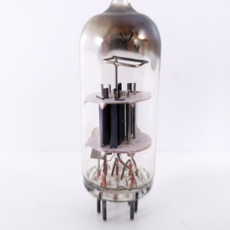 2 X 6CC31 / ECC91 TESLA TUBE. SQUARE GETTER. MATCHED PAIR. 10. CH32