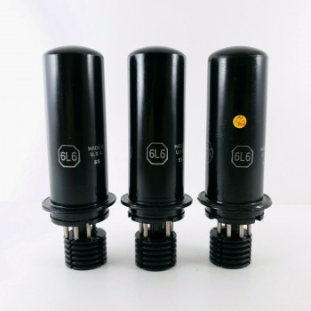 3 X 6L6 TUBE. RCA BRAND. METAL. 1940s PRODUCTION. MATCHED TRIO. CI  ENA 2