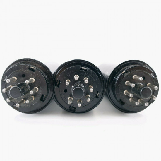 3 X 6L6 TUBE. RCA BRAND. METAL. 1940s PRODUCTION. MATCHED TRIO. CI  ENA