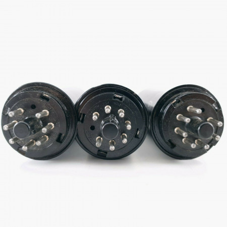 3 X 6L6 TUBE. RCA BRAND. METAL. 1940s PRODUCTION. MATCHED TRIO. CI  ENA