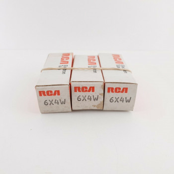 3 X 6X4W RCA TUBE. BLACK PLATES. NOS/NIB. CY  ENA