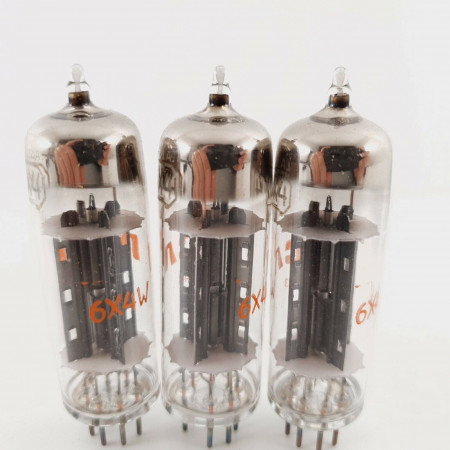 3 X 6X4W RCA TUBE. BLACK PLATES. NOS/NIB. CY  ENA
