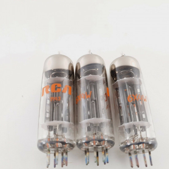 3 X 6X4W RCA TUBE. BLACK PLATES. NOS/NIB. CY  ENA