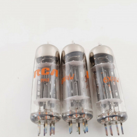 3 X 6X4W RCA TUBE. BLACK PLATES. NOS/NIB. CY  ENA