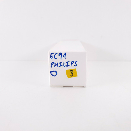 1 X EC91 / 6AQ4 PHILIPS TUBE. 1960s PRODUCTION. 3. CH46