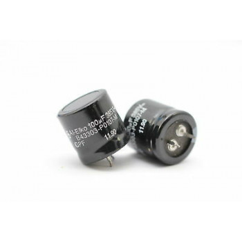 ELECTROLYTIC CAPACITOR SIEMENS ELKO 100uF 385V NOS 2PC CA32CA32BISU411F260918