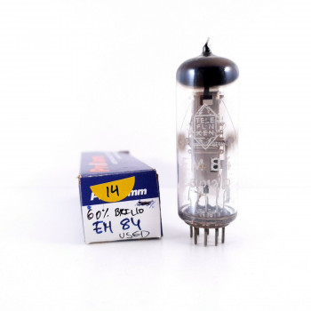 1 X EM84 TELEFUNKEN MAGIC EYE TUBE. USED. 60% BRIGHTNESS. 14. CH32