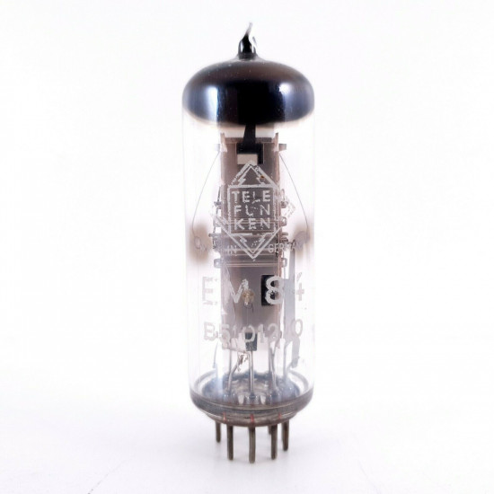 1 X EM84 TELEFUNKEN MAGIC EYE TUBE. USED. 60% BRIGHTNESS. 14. CH32