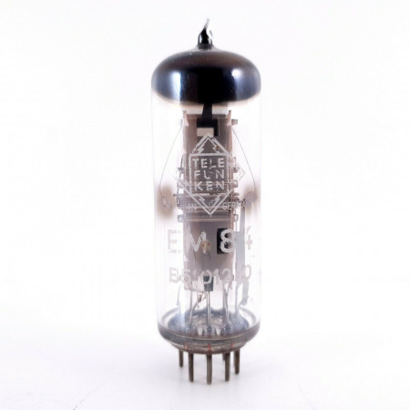 1 X EM84 TELEFUNKEN MAGIC EYE TUBE. USED. 60% BRIGHTNESS. 14. CH32