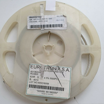 10 x 620R 1/8W 5% SMD EUROTRONIX RESISTOR. (R402) CA394U1500F260721