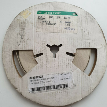 10 x 24R 1/8W 5% 200PPM SMD DRALORIC RESISTOR. (R404) CA394U2200F260721