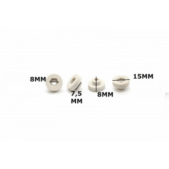 CERAMIC INSULATION PLANE A NOS (NEW OLD STOCK) 5PC. CA214U62F151216 2