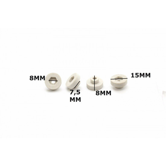 CERAMIC INSULATION PLANE A NOS (NEW OLD STOCK) 5PC. CA214U62F151216