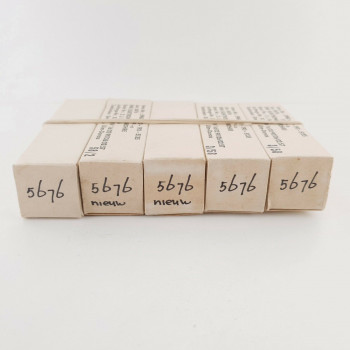 5 X 5676 TELEFUNKEN TUBE.1950s PRODUCTION. NOS/NIB. CX  ENA