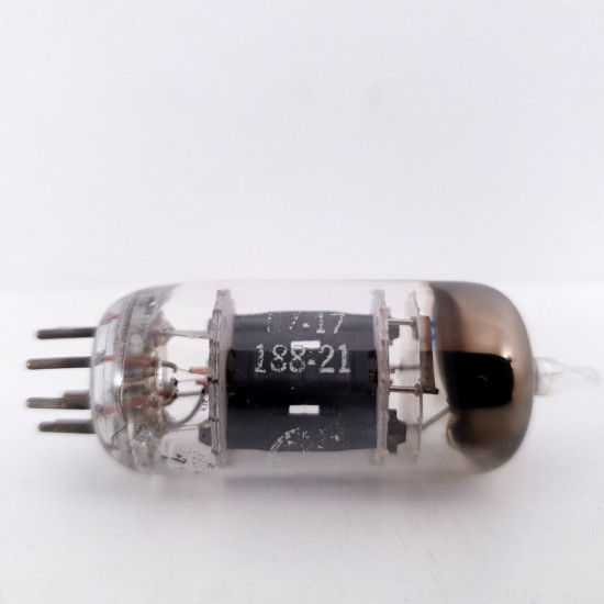 1 X 6135 / 6C4 GE ***** TUBE. SQUARE GETTER. 110% (EM). 15. CH32