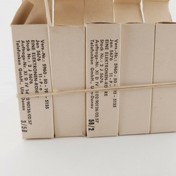 5 X 5676 TELEFUNKEN TUBE.1950s PRODUCTION. NOS/NIB. CX  ENA 2