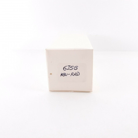 1 X 6J5G KENRAD TUBE. 1950s PROD. BLACK PLATES. COPPER RODS. 80% NOS. AH  ENA