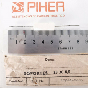 1 X 2W 23X8,5mm 1970S VINTAGE PIHER SUPPORT. NOS. C1807U160F260121