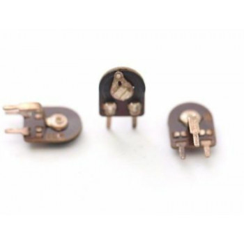 TRIMMERS PIHER 25K OHM 12MM LOGARITHMIC HORIZONTAL PT12H NOS 1PC CA220U799F60417