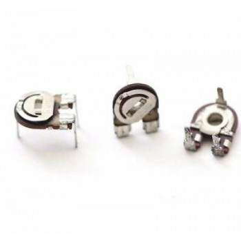 TRIMMERS 100K OHM 10MM LOGARITHMIC VERTICAL PT10V NOS 1PC. CA220U19F050417