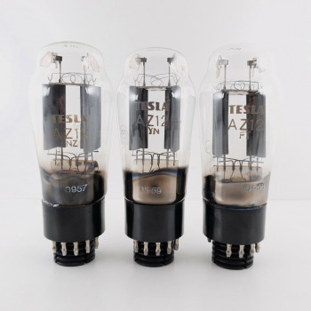 3 X AZ12 TESLA TUBE. 1950s PROD. NOS/NIB. MATCHED PAIR + 1 TUBE. CX  ENA 2
