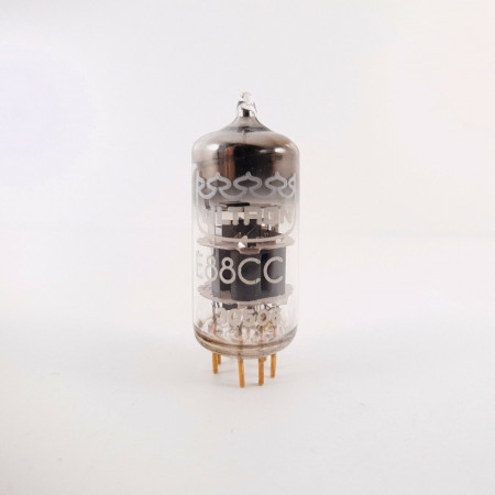 1 X E88CC ULTRON TUBE. 1960s PROD. GOLD PIN. 74/80%. AA  ENA